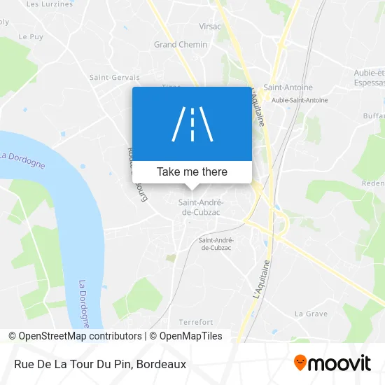 Rue De La Tour Du Pin map