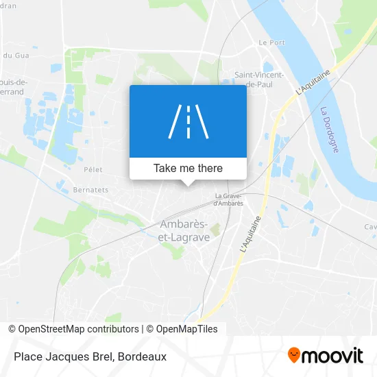 Place Jacques Brel map