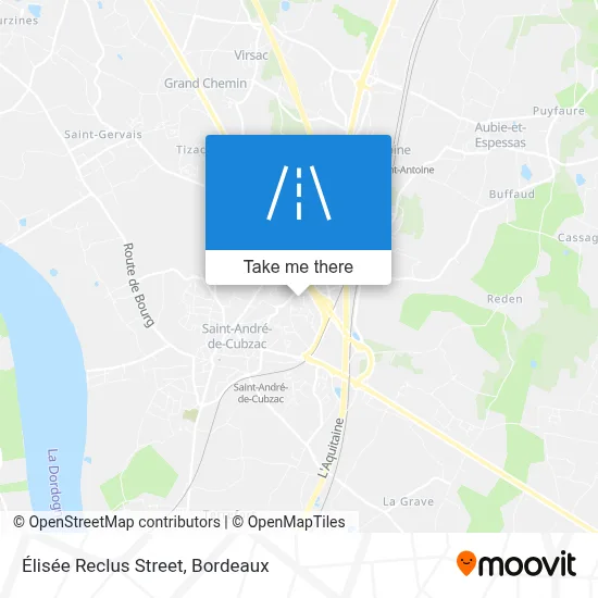 Rue Élisée Reclus map