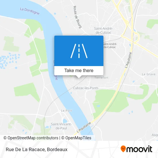 Rue De La Racace map