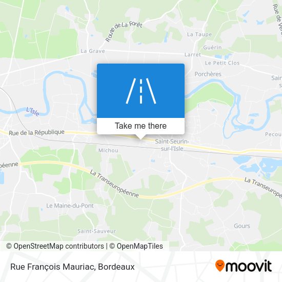 Rue François Mauriac map