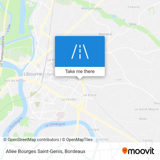Allée Bourges Saint-Genis map