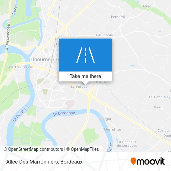 Allée Des Marronniers map