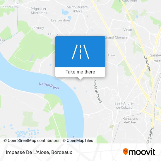 Impasse De L'Alose map