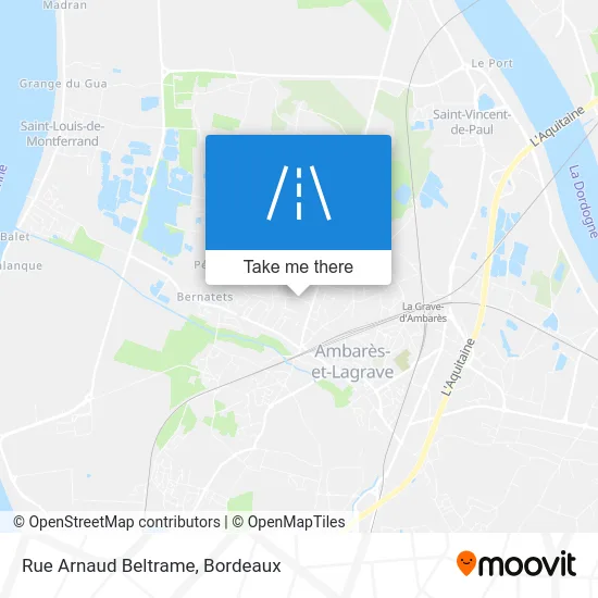 Rue Arnaud Beltrame map