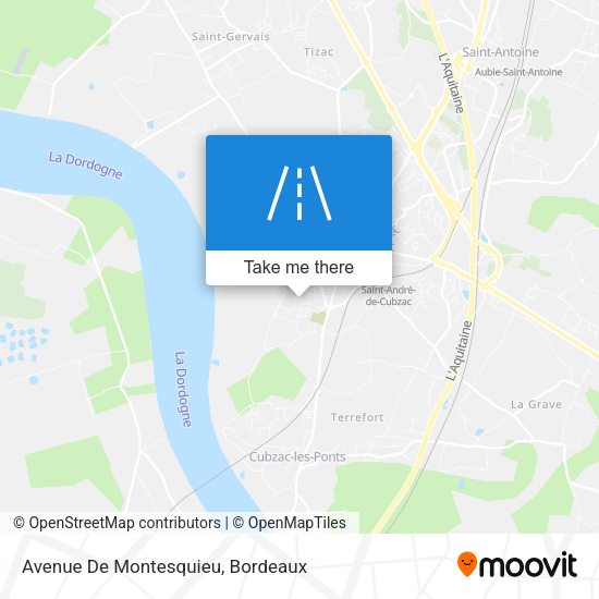 Avenue De Montesquieu map