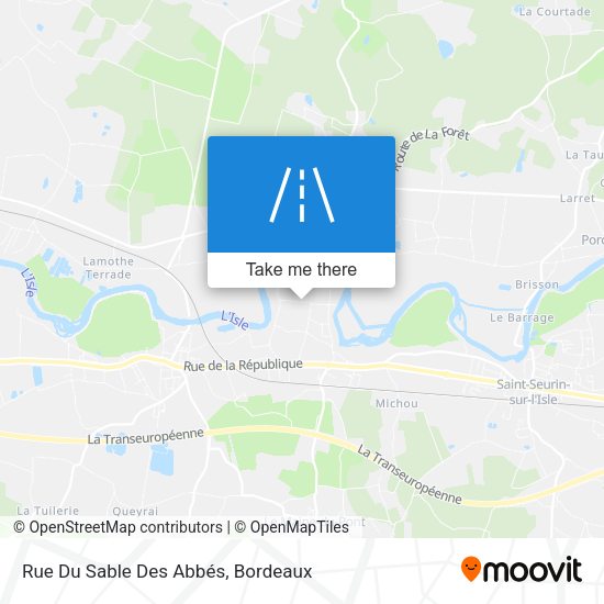 Rue Du Sable Des Abbés map