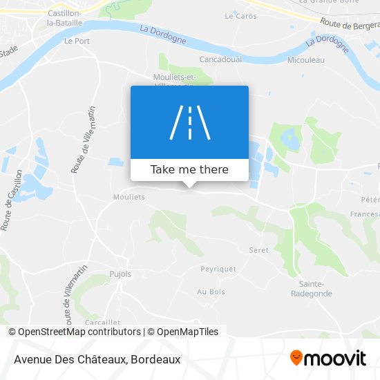 Avenue Des Châteaux map