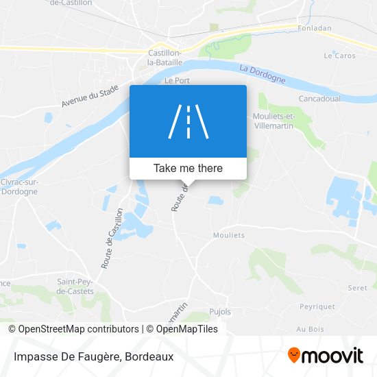 Impasse De Faugère map