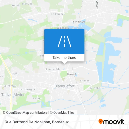 Rue Bertrand De Noailhan map