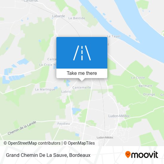 Grand Chemin De La Sauve map