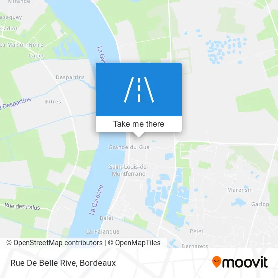 Rue De Belle Rive map