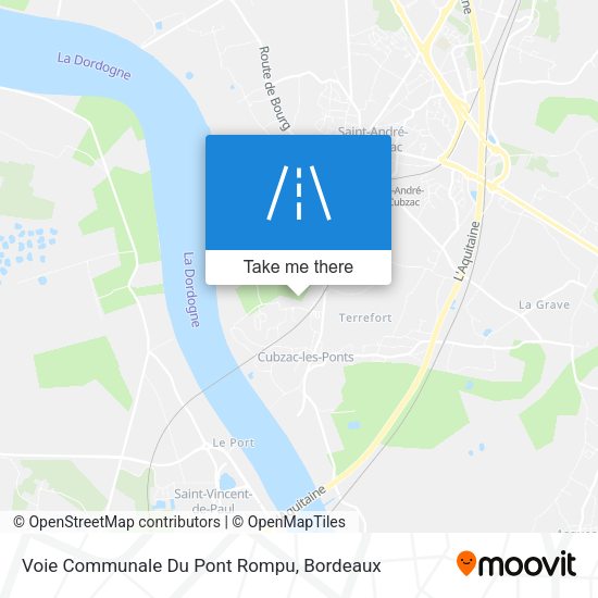 Voie Communale Du Pont Rompu map
