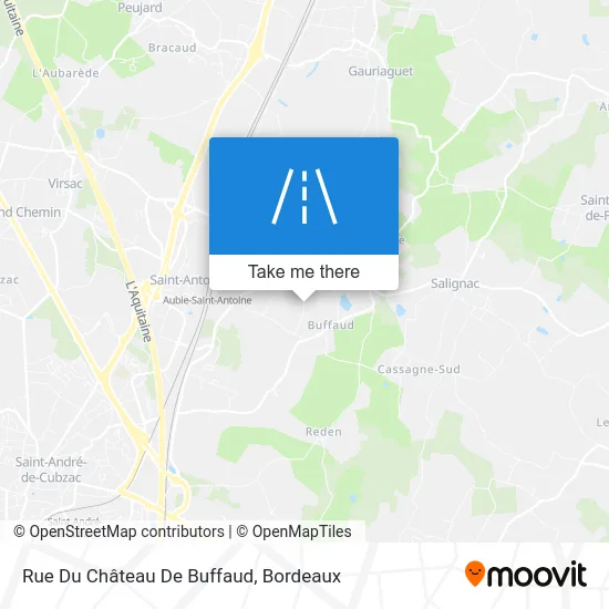 Rue Du Château De Buffaud map