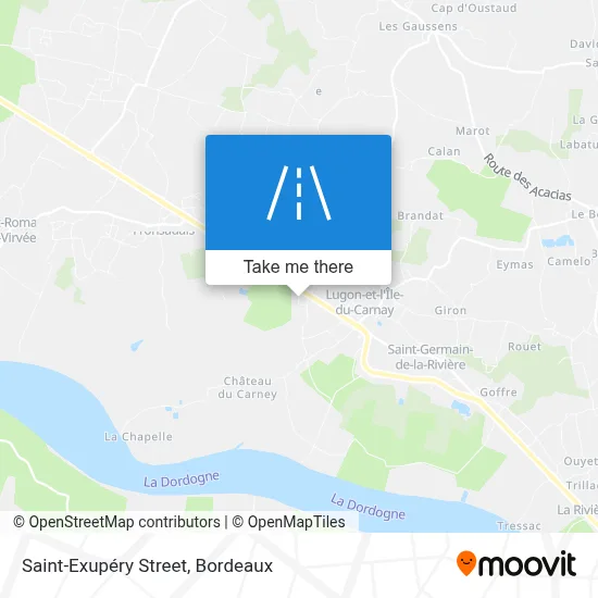 Rue Saint-Exupéry map