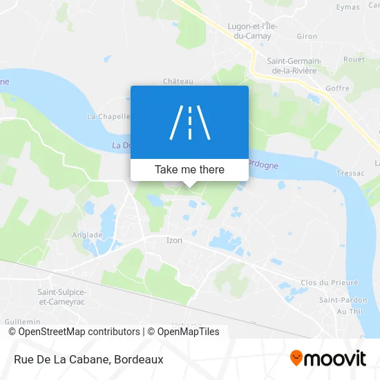 Rue De La Cabane map