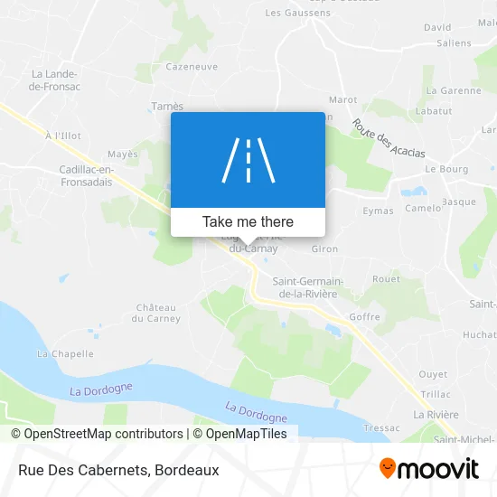 Rue Des Cabernets map