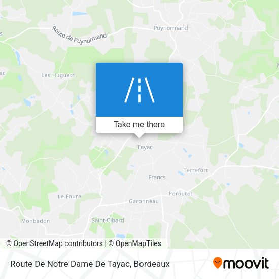 Route De Notre Dame De Tayac map