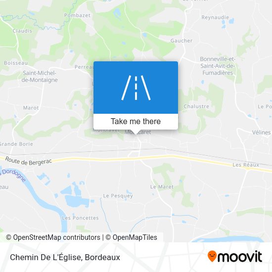 Chemin De L'Église map