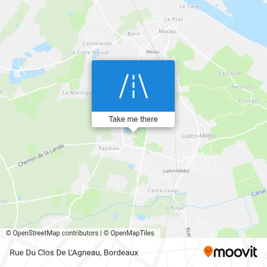 Rue Du Clos De L'Agneau map