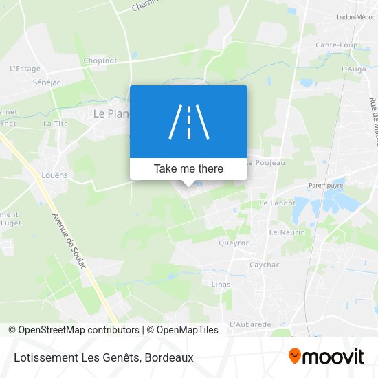 Lotissement Les Genêts map
