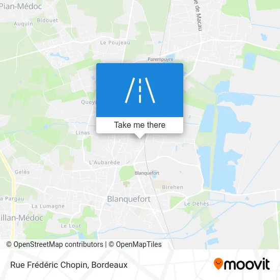 Rue Frédéric Chopin map
