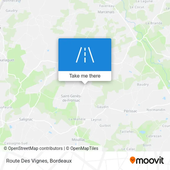 Route Des Vignes map