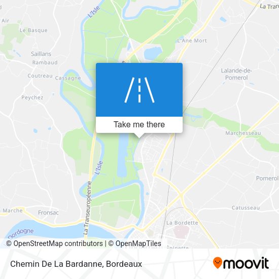 Chemin De La Bardanne map