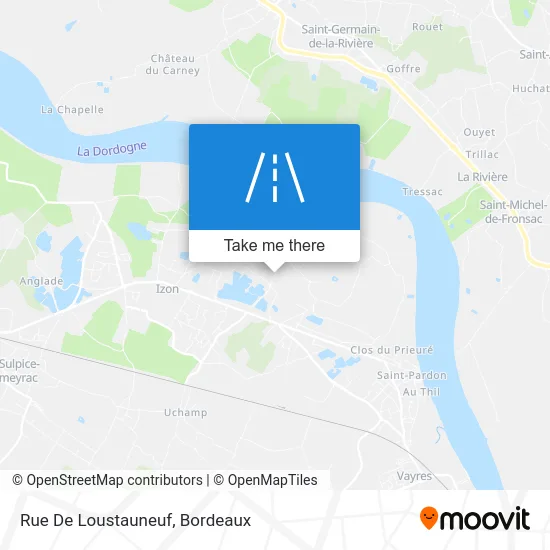 Rue De Loustauneuf map