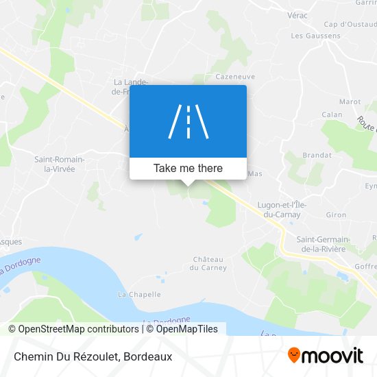 Chemin Du Rézoulet map
