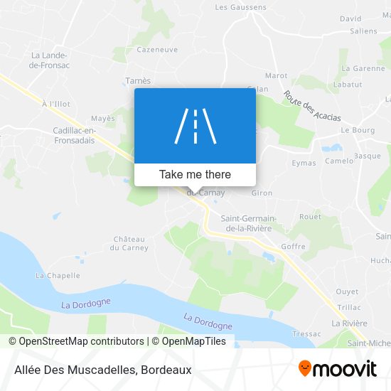 Allée Des Muscadelles map