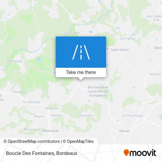 Boucle Des Fontaines map