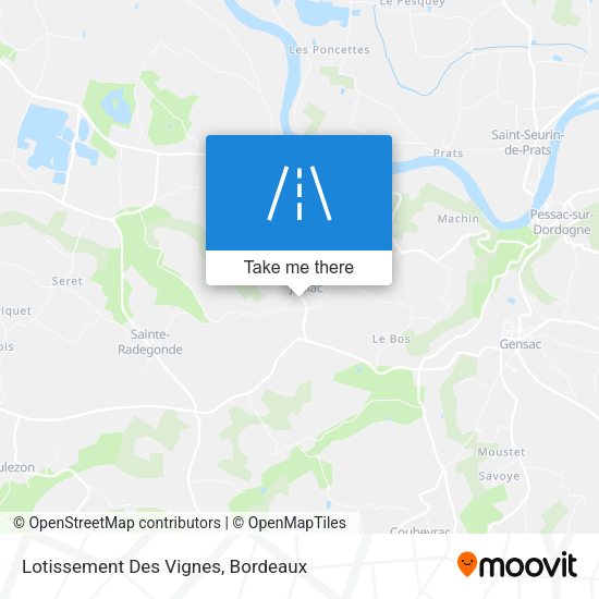 Lotissement Des Vignes map