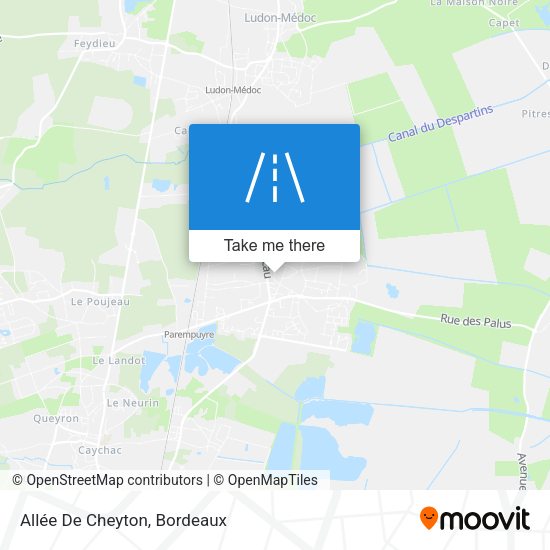 Allée De Cheyton map