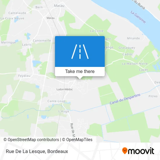 Rue De La Lesque map