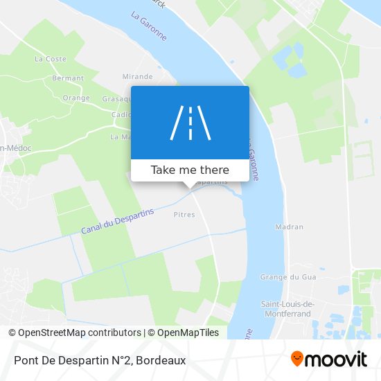 Pont De Despartin N°2 map