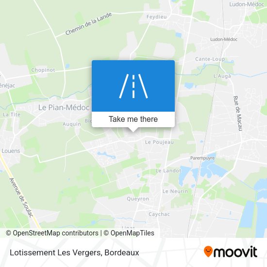 Lotissement Les Vergers map