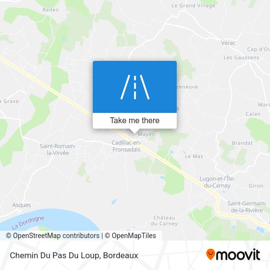 Chemin Du Pas Du Loup map