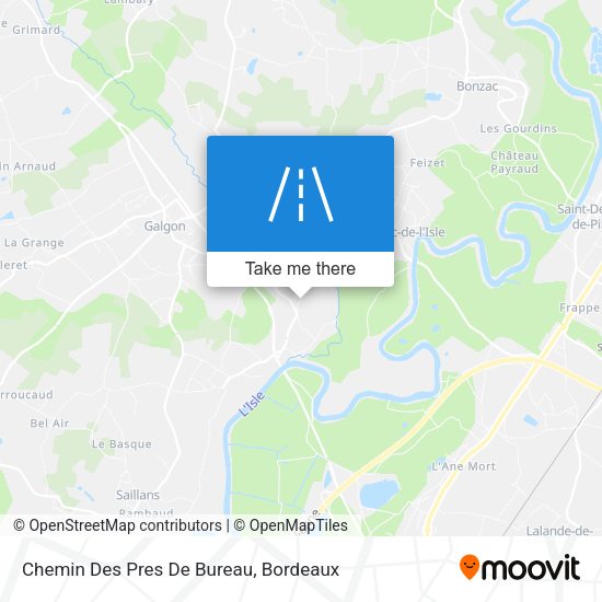Chemin Des Pres De Bureau map