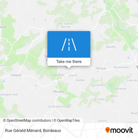 Rue Gérald Ménard map