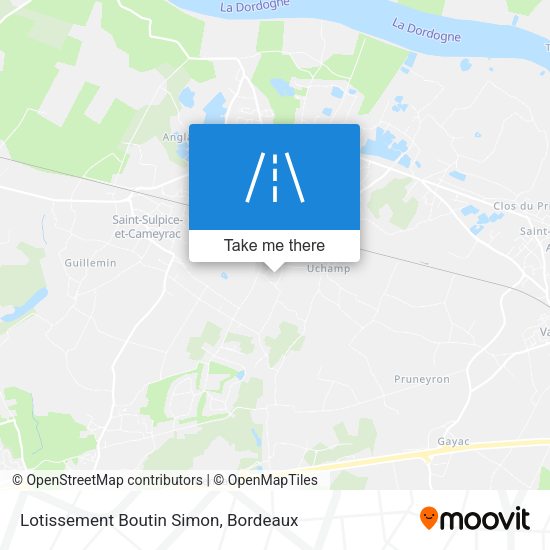 Lotissement Boutin Simon map