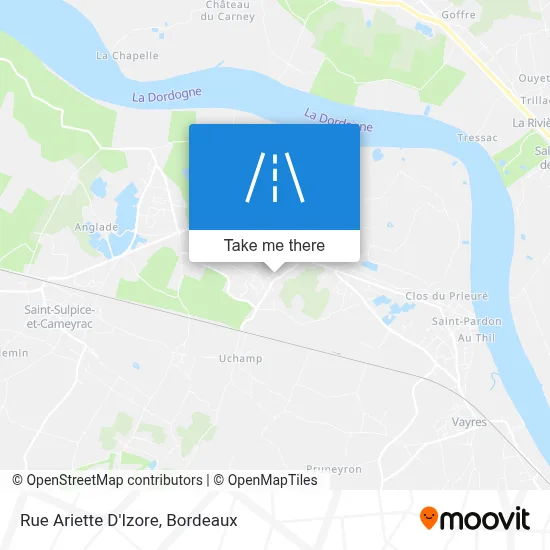 Rue Ariette D'Izore map