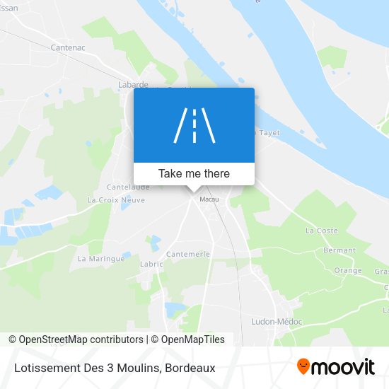 Lotissement Des 3 Moulins map