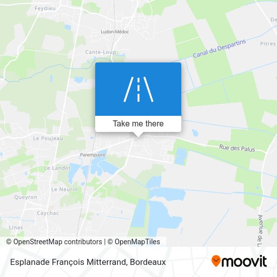 Esplanade François Mitterrand map