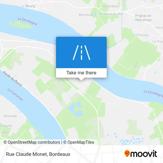 Rue Claude Monet map