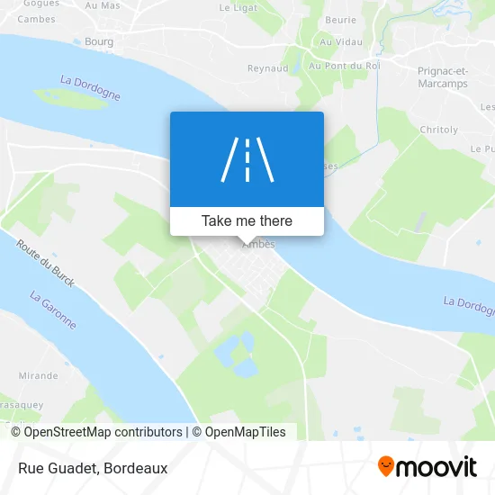 Rue Guadet map