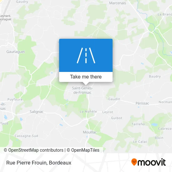 Rue Pierre Frouin map