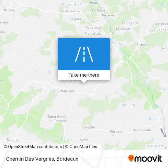 Chemin Des Vergnes map