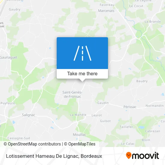 Lotissement Hameau De Lignac map