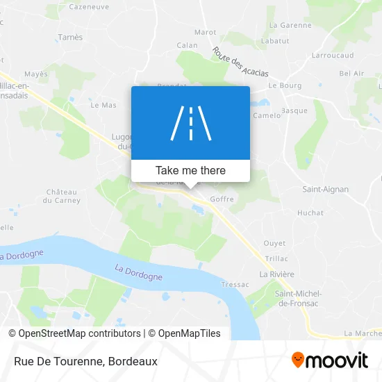 Rue De Tourenne map